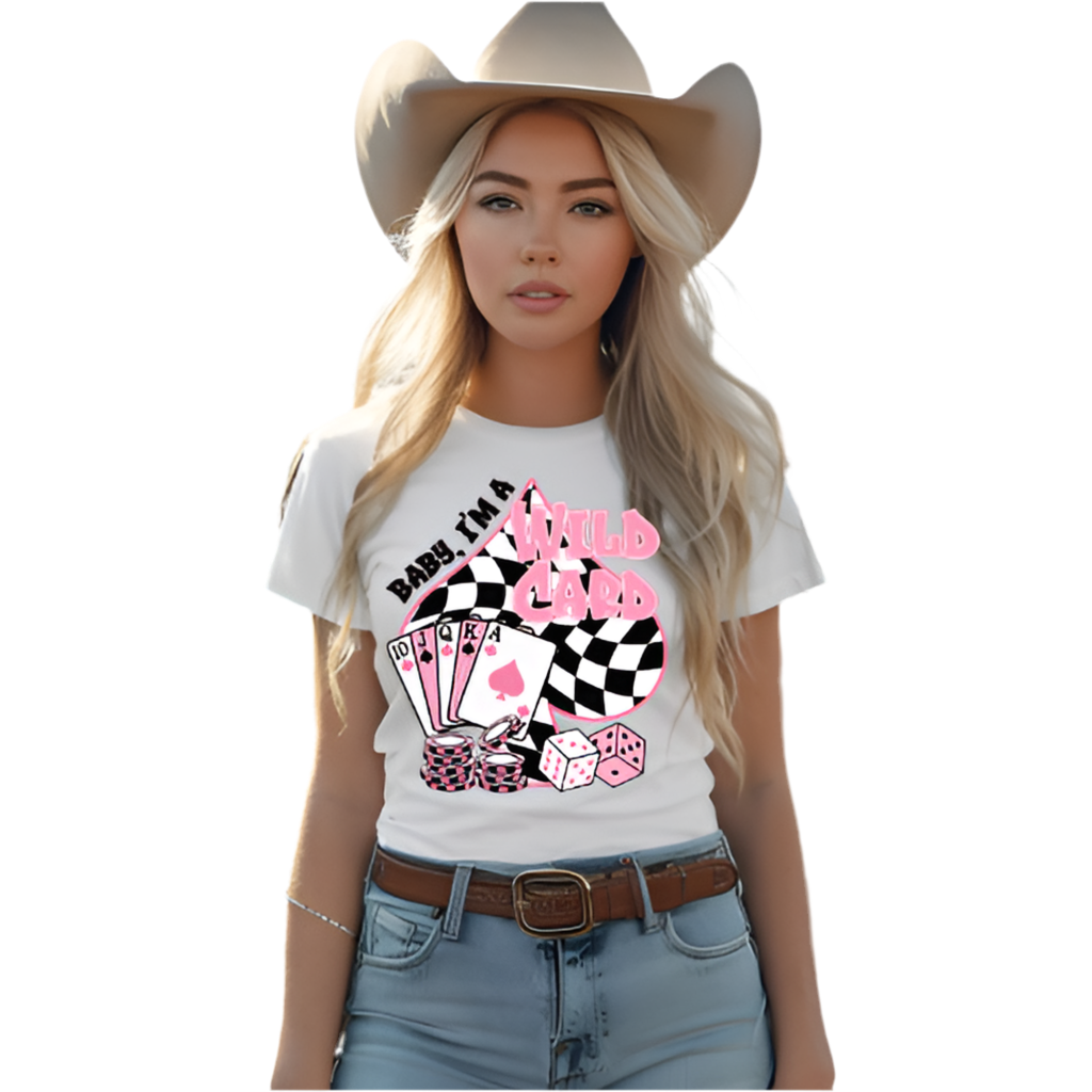 Baby I'm A Wild Card Sublimation T-Shirt