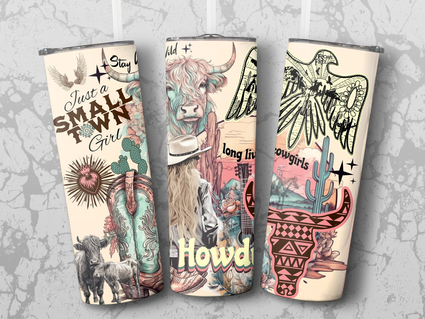 20oz Small Town Country Girl Tumbler