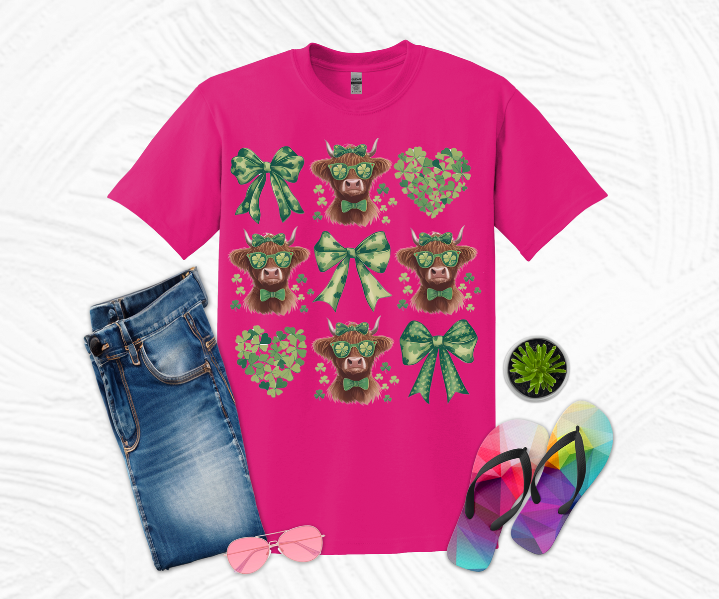 St. Patrick’s Lucky Cow Coquette T-shirt