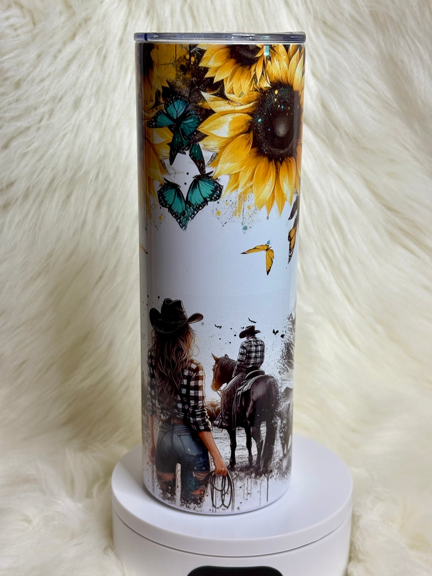 20oz Save The Horse Ride A Cowboy Western Tumbler