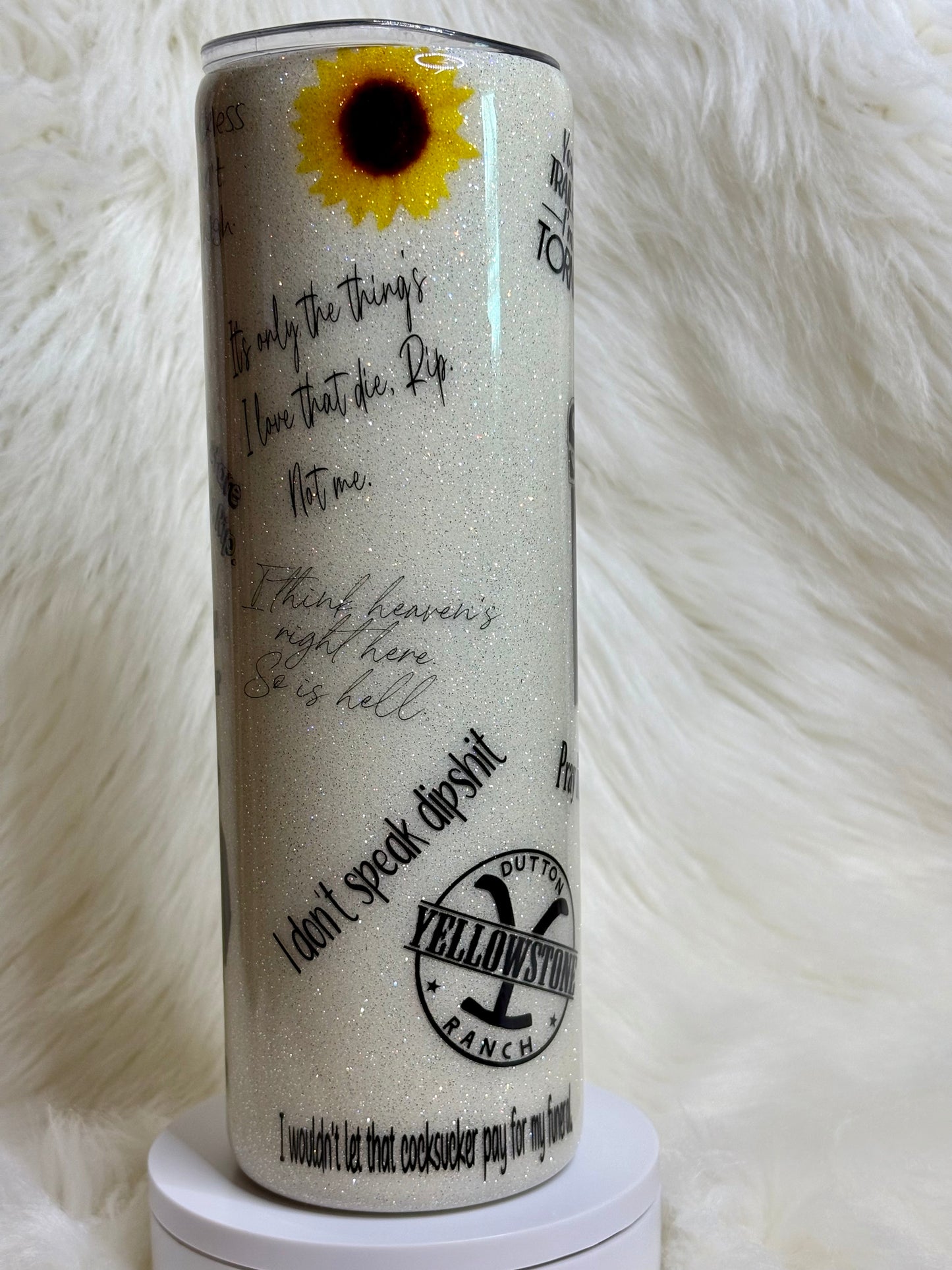 30oz Yellowstone Quote Epoxy Tumbler