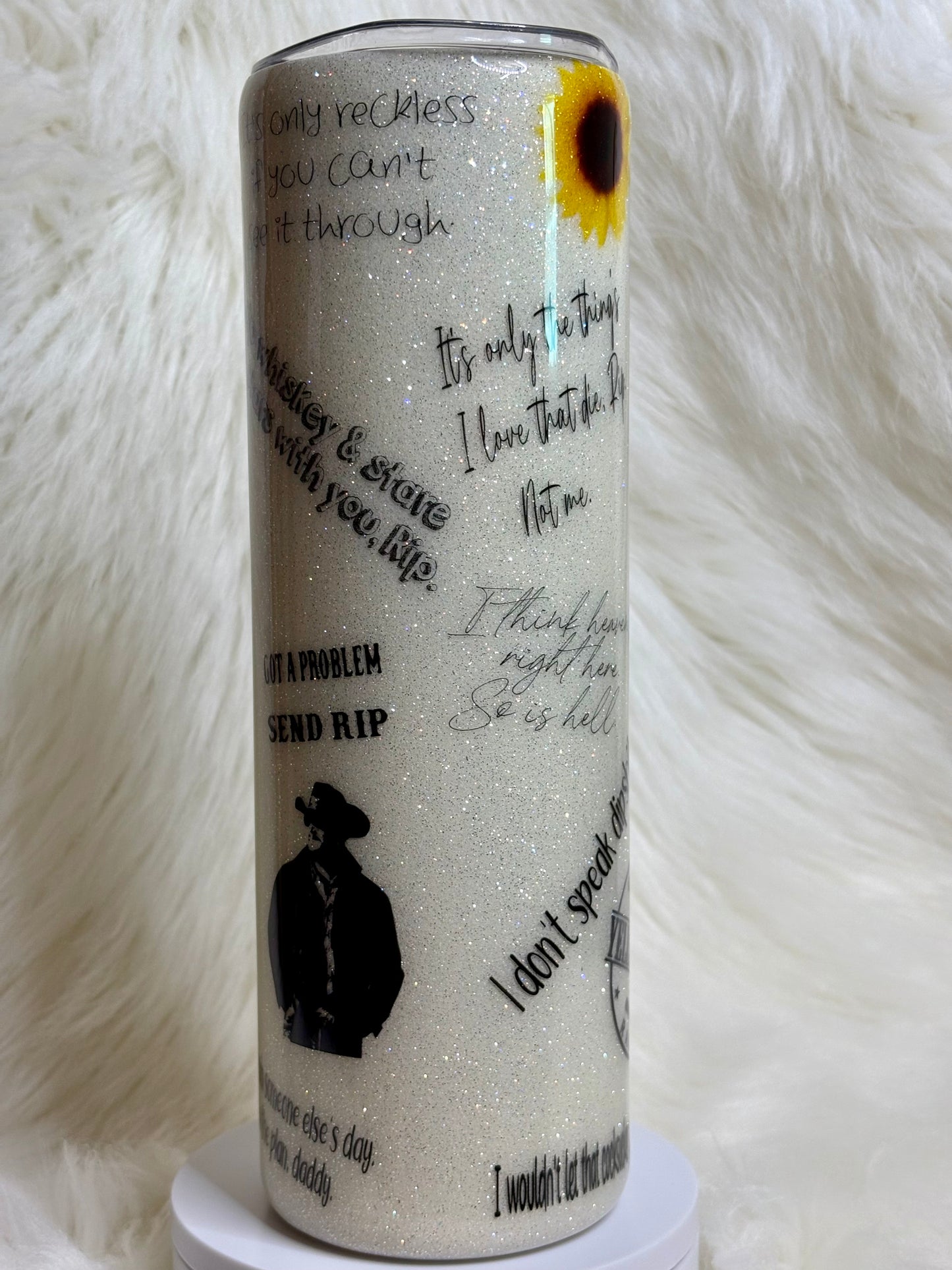 30oz Yellowstone Quote Epoxy Tumbler