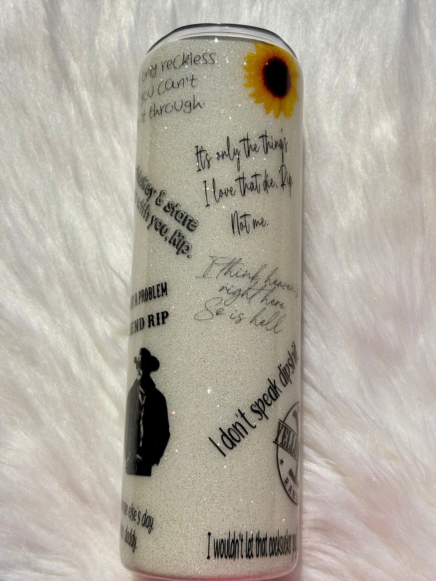 30oz Yellowstone Quote Epoxy Tumbler