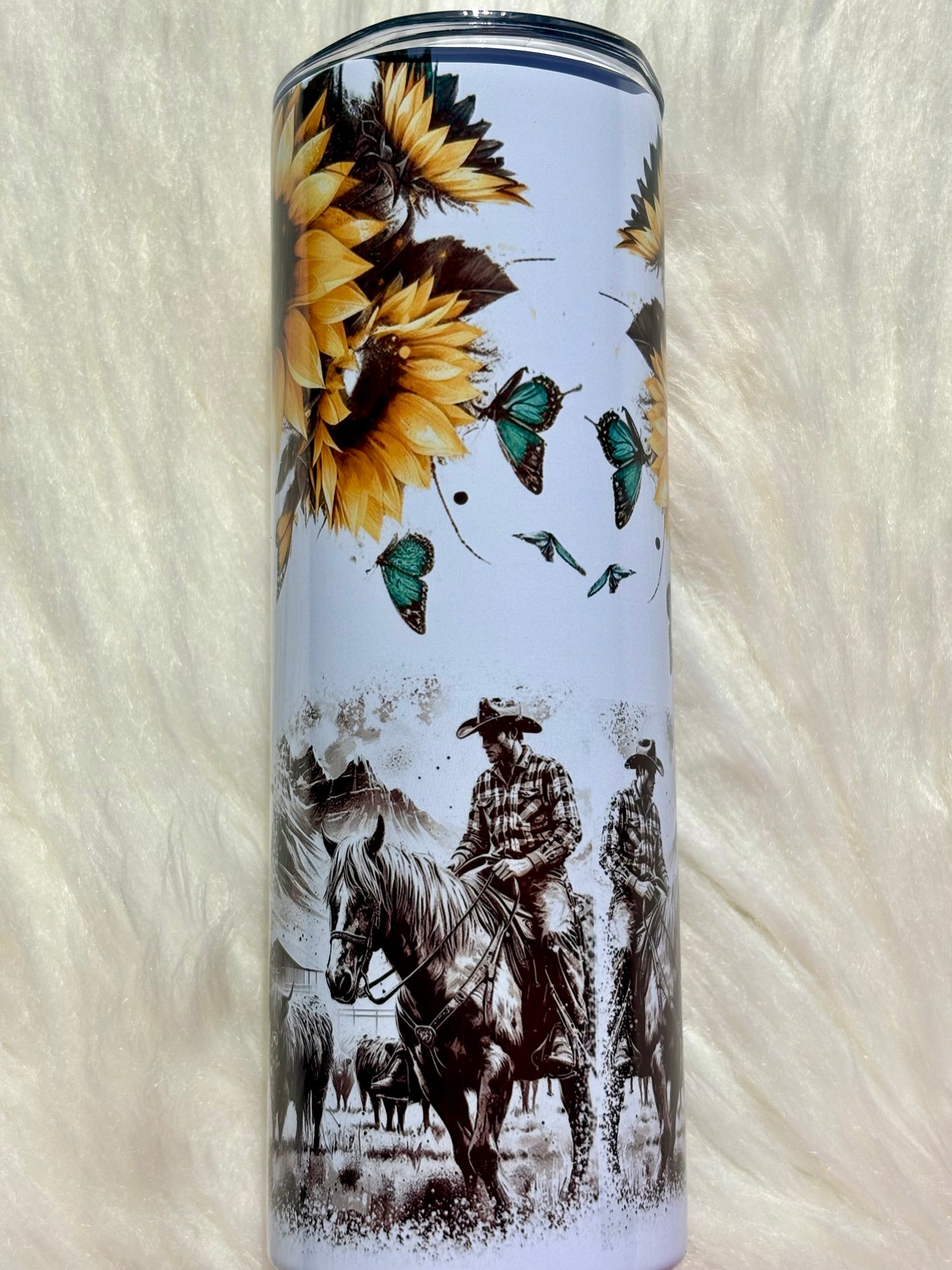 20oz Save The Horse Ride A Cowboy Western Tumbler