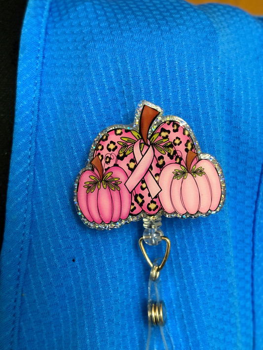 Breast Cancer Pumpkins 2
