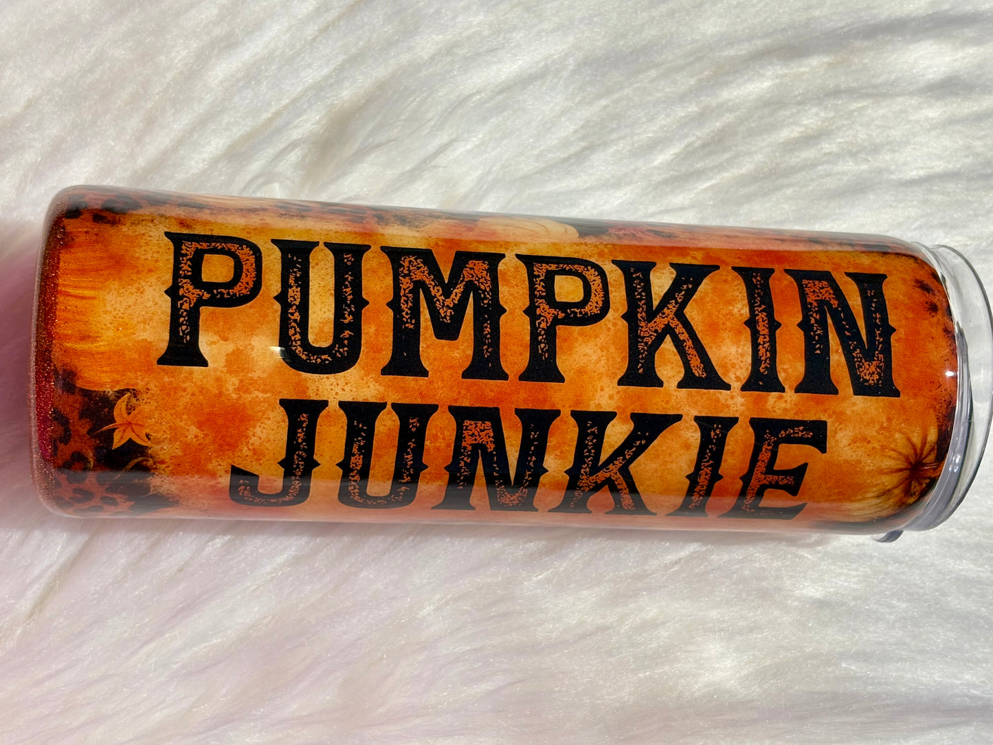 20oz Pumpkin Junkie Epoxy Tumbler