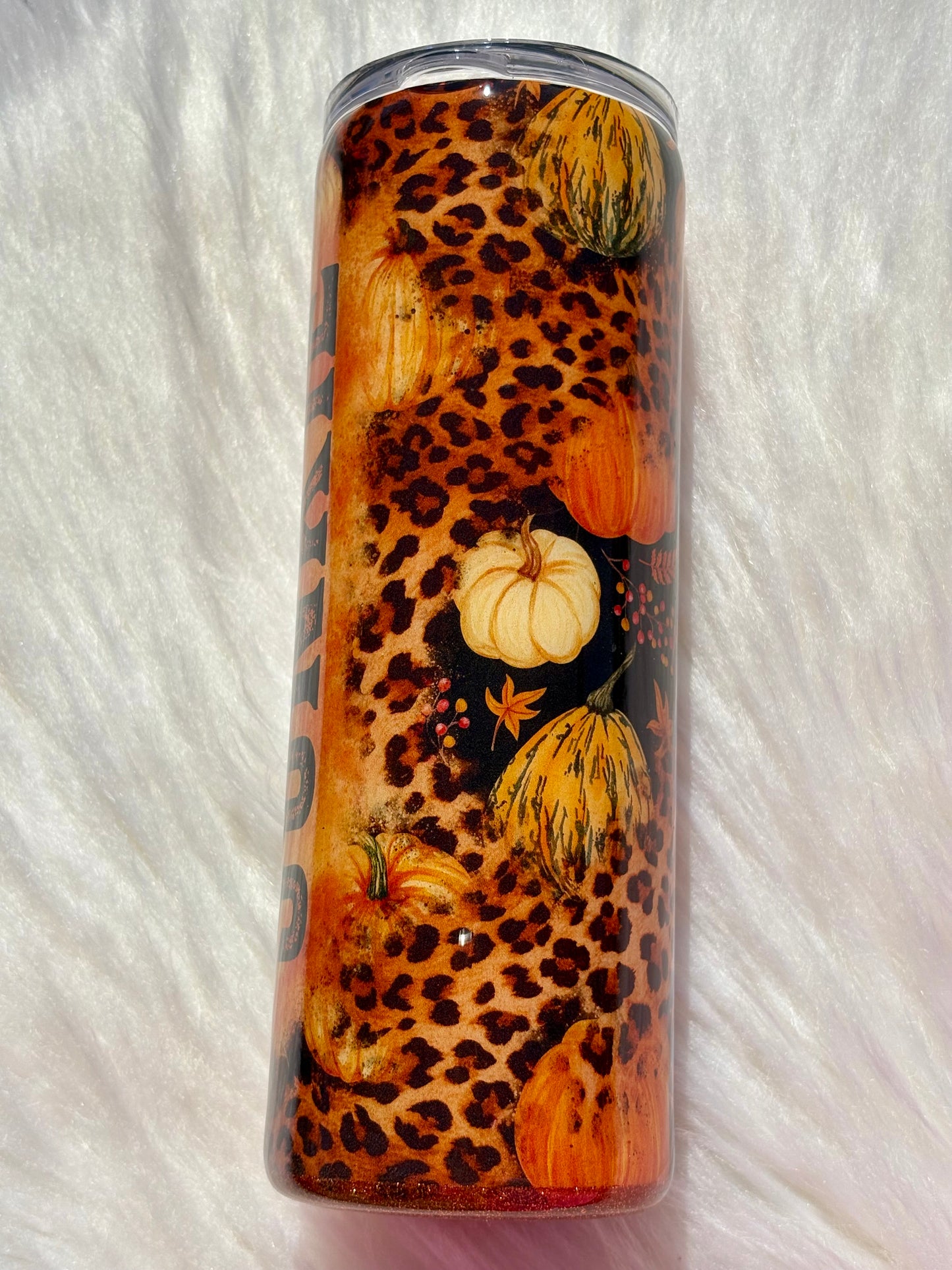 20oz Pumpkin Junkie Epoxy Tumbler