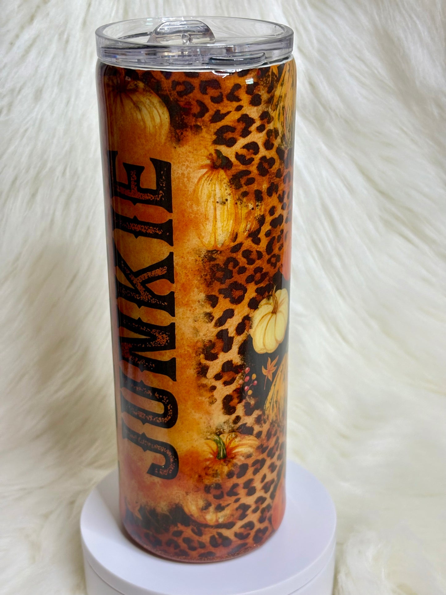 20oz Pumpkin Junkie Epoxy Tumbler