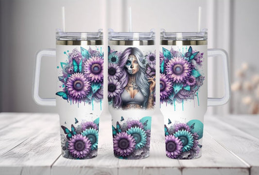 40oz Sugar Skull Girl