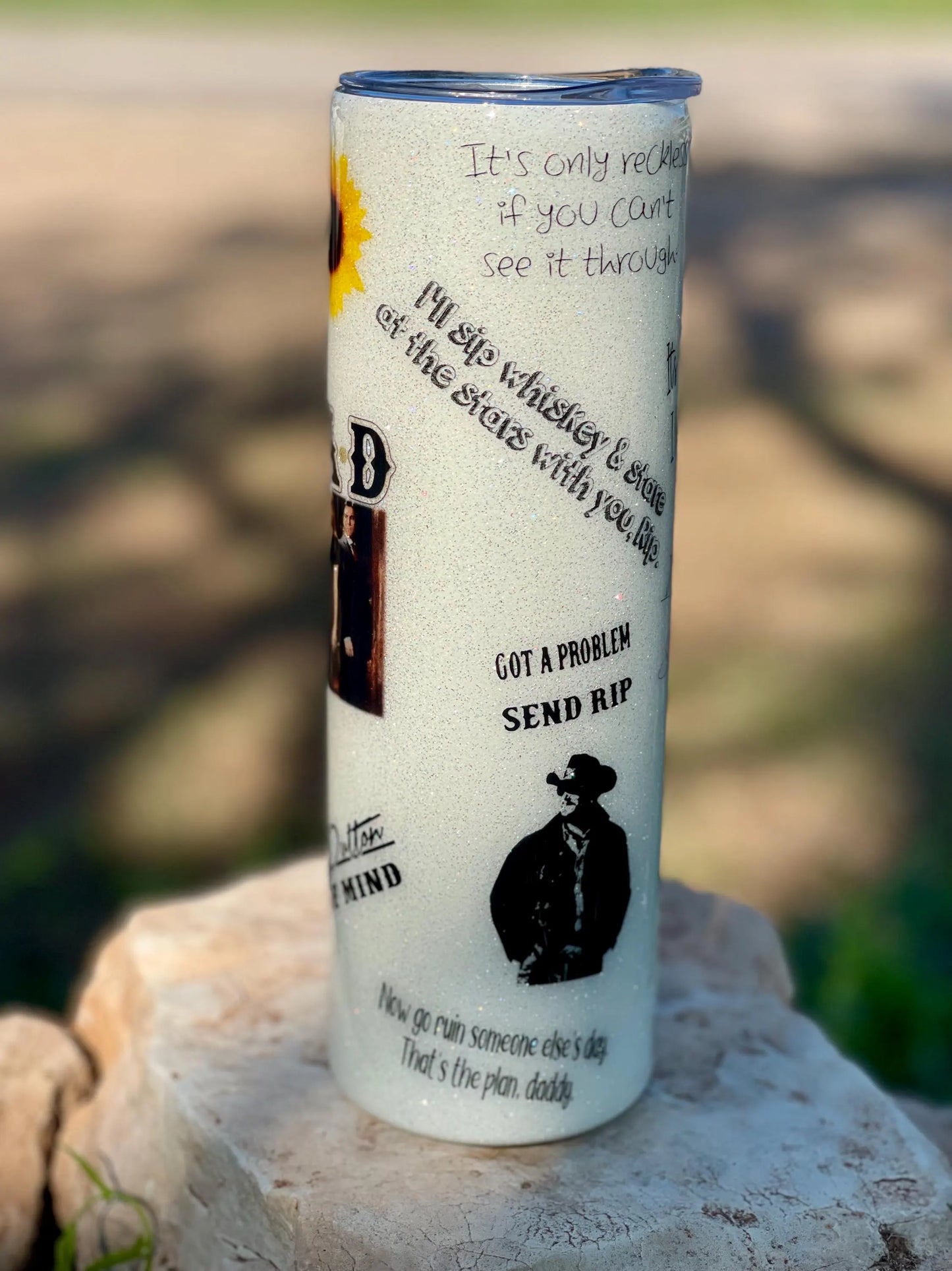 30oz Yellowstone Quote Epoxy Tumbler